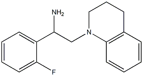 2-(3,4-dihydroquinolin-1(2H)-yl)-1-(2-fluorophenyl)ethanamine Struktur