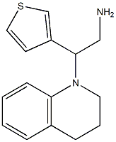 2-(3,4-dihydroquinolin-1(2H)-yl)-2-thien-3-ylethanamine Struktur