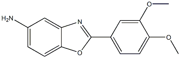 2-(3,4-dimethoxyphenyl)-1,3-benzoxazol-5-amine Struktur