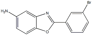 2-(3-bromophenyl)-1,3-benzoxazol-5-amine Struktur