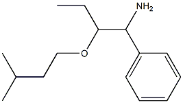 2-(3-methylbutoxy)-1-phenylbutan-1-amine Struktur