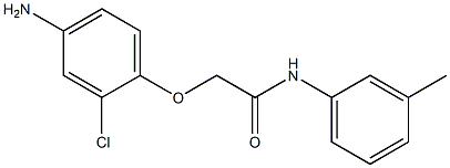 2-(4-amino-2-chlorophenoxy)-N-(3-methylphenyl)acetamide Struktur