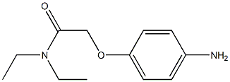 2-(4-aminophenoxy)-N,N-diethylacetamide Struktur