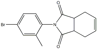 2-(4-bromo-2-methylphenyl)-3a,4,7,7a-tetrahydro-1H-isoindole-1,3(2H)-dione Struktur