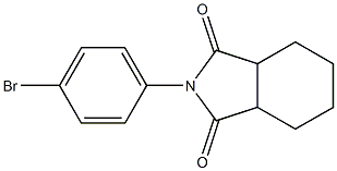 2-(4-bromophenyl)hexahydro-1H-isoindole-1,3(2H)-dione Struktur