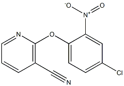 2-(4-chloro-2-nitrophenoxy)nicotinonitrile Struktur