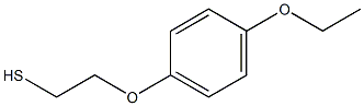 2-(4-ethoxyphenoxy)ethanethiol Struktur