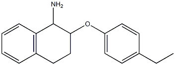 2-(4-ethylphenoxy)-1,2,3,4-tetrahydronaphthalen-1-amine Struktur