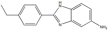 2-(4-ethylphenyl)-1H-1,3-benzodiazol-5-amine Struktur