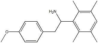 2-(4-methoxyphenyl)-1-(2,3,5,6-tetramethylphenyl)ethan-1-amine Struktur