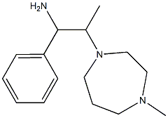 2-(4-methyl-1,4-diazepan-1-yl)-1-phenylpropan-1-amine Struktur