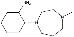 2-(4-methyl-1,4-diazepan-1-yl)cyclohexan-1-amine Struktur