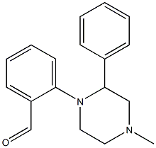 2-(4-methyl-2-phenylpiperazin-1-yl)benzaldehyde Struktur