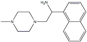 2-(4-methylpiperazin-1-yl)-1-(1-naphthyl)ethanamine Struktur