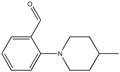 2-(4-methylpiperidin-1-yl)benzaldehyde Struktur