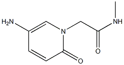 2-(5-amino-2-oxo-1,2-dihydropyridin-1-yl)-N-methylacetamide Struktur