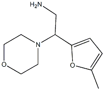 2-(5-methylfuran-2-yl)-2-(morpholin-4-yl)ethan-1-amine Struktur