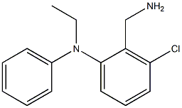 2-(aminomethyl)-3-chloro-N-ethyl-N-phenylaniline Struktur