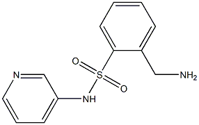 2-(aminomethyl)-N-pyridin-3-ylbenzenesulfonamide Struktur