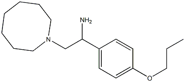 2-(azocan-1-yl)-1-(4-propoxyphenyl)ethan-1-amine Struktur