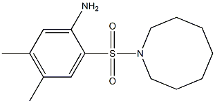 2-(azocane-1-sulfonyl)-4,5-dimethylaniline Struktur