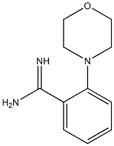 2-(morpholin-4-yl)benzene-1-carboximidamide Struktur