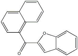 2-(naphthalen-1-ylcarbonyl)-1-benzofuran Struktur