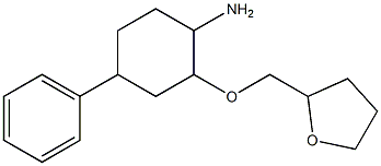 2-(oxolan-2-ylmethoxy)-4-phenylcyclohexan-1-amine Struktur