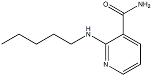 2-(pentylamino)pyridine-3-carboxamide Struktur