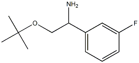 2-(tert-butoxy)-1-(3-fluorophenyl)ethan-1-amine Struktur