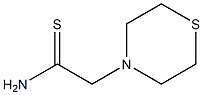 2-(thiomorpholin-4-yl)ethanethioamide Struktur