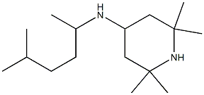 2,2,6,6-tetramethyl-N-(5-methylhexan-2-yl)piperidin-4-amine Struktur