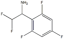 2,2-difluoro-1-(2,4,6-trifluorophenyl)ethan-1-amine Struktur