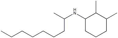 2,3-dimethyl-N-(nonan-2-yl)cyclohexan-1-amine Struktur