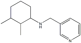 2,3-dimethyl-N-(pyridin-3-ylmethyl)cyclohexan-1-amine Struktur