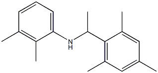 2,3-dimethyl-N-[1-(2,4,6-trimethylphenyl)ethyl]aniline Struktur