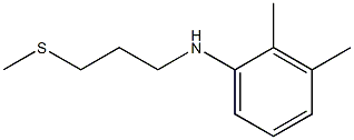 2,3-dimethyl-N-[3-(methylsulfanyl)propyl]aniline Struktur