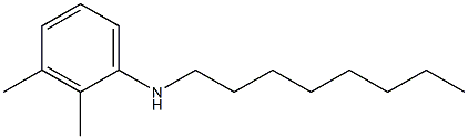 2,3-dimethyl-N-octylaniline Struktur