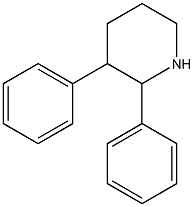 2,3-diphenylpiperidine Struktur