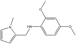 2,4-dimethoxy-N-[(1-methyl-1H-pyrrol-2-yl)methyl]aniline Struktur