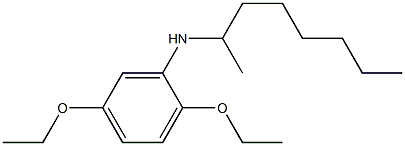 2,5-diethoxy-N-(octan-2-yl)aniline Struktur