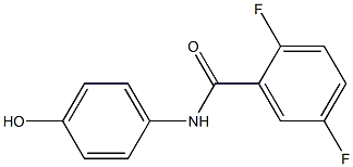 2,5-difluoro-N-(4-hydroxyphenyl)benzamide Struktur