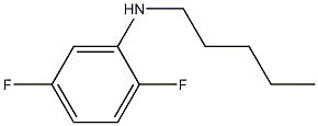 2,5-difluoro-N-pentylaniline Struktur