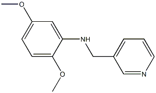 2,5-dimethoxy-N-(pyridin-3-ylmethyl)aniline Struktur