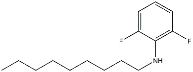 2,6-difluoro-N-nonylaniline Struktur