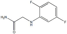 2-[(2,5-difluorophenyl)amino]acetamide Struktur