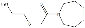 2-[(2-aminoethyl)sulfanyl]-1-(azepan-1-yl)ethan-1-one Struktur