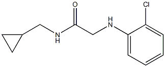 2-[(2-chlorophenyl)amino]-N-(cyclopropylmethyl)acetamide Struktur