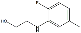 2-[(2-fluoro-5-methylphenyl)amino]ethan-1-ol Struktur