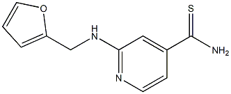 2-[(2-furylmethyl)amino]pyridine-4-carbothioamide Struktur